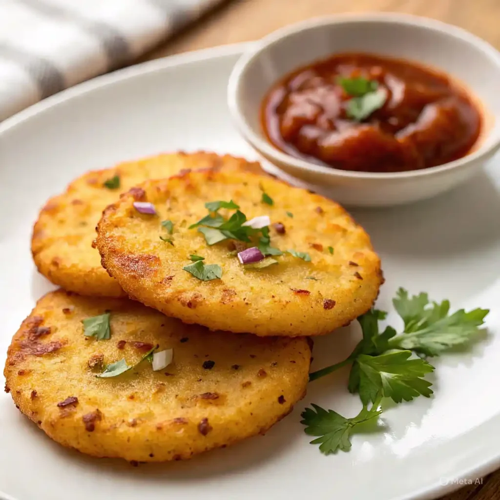 Crispy Air Fryer Aloo Tikki (Without Oil)